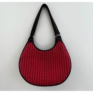 The Sak Red Brick woven Shoulder bag